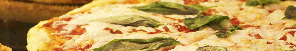Eating Italian Pizza at Enzo Pizzeria & Pasta Grill restaurant in Washington, NJ.